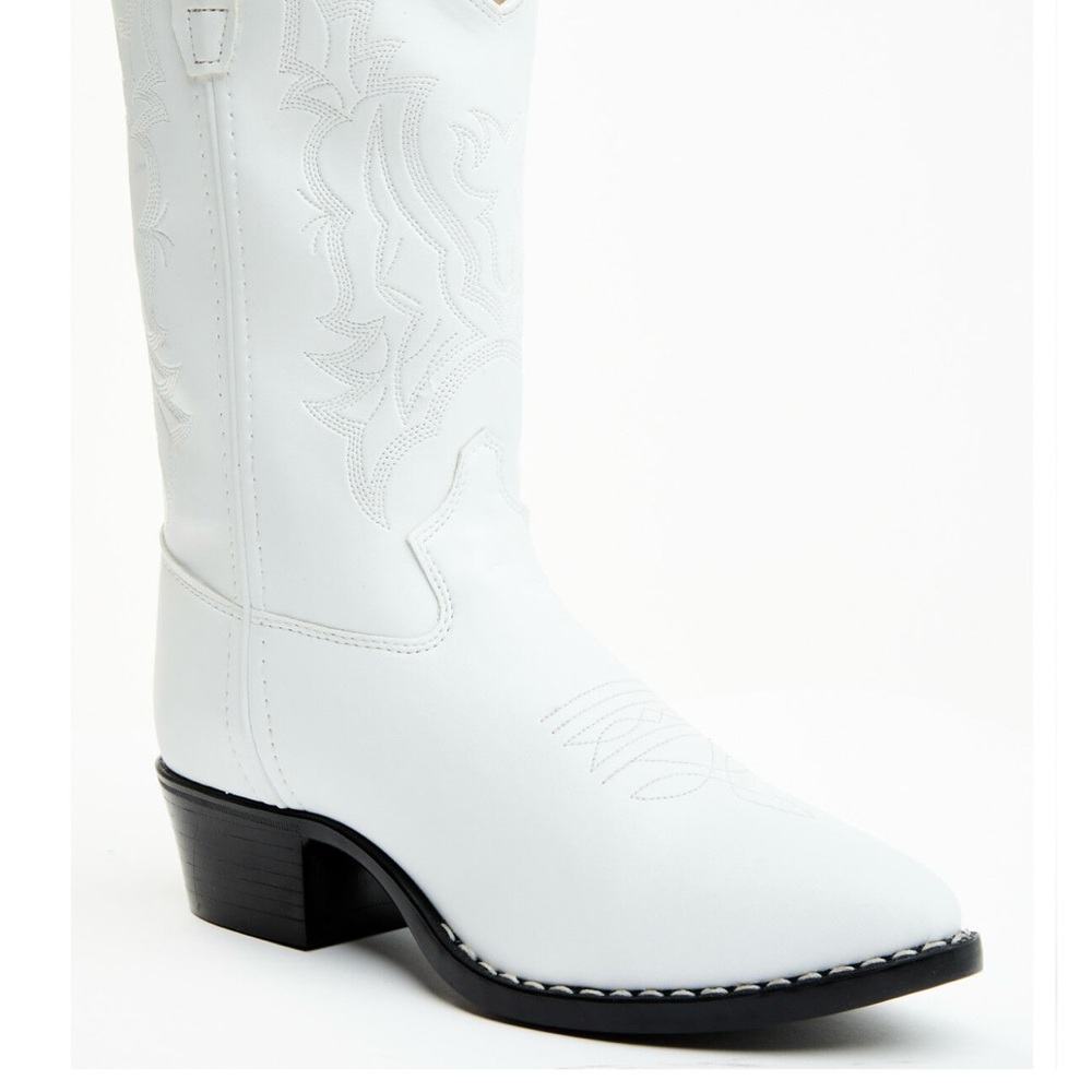 Shyanne Girls White Western Boots
